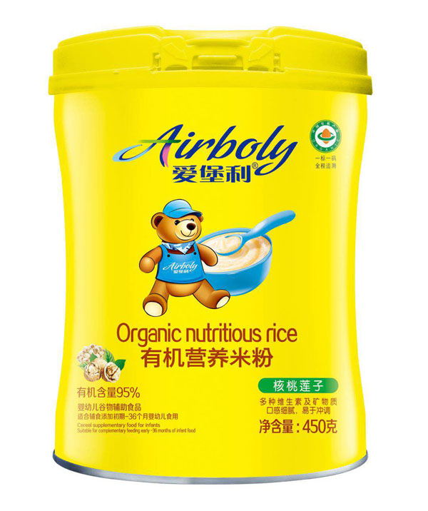 愛(ài)堡利核桃蓮子有機(jī)營(yíng)養(yǎng)米粉