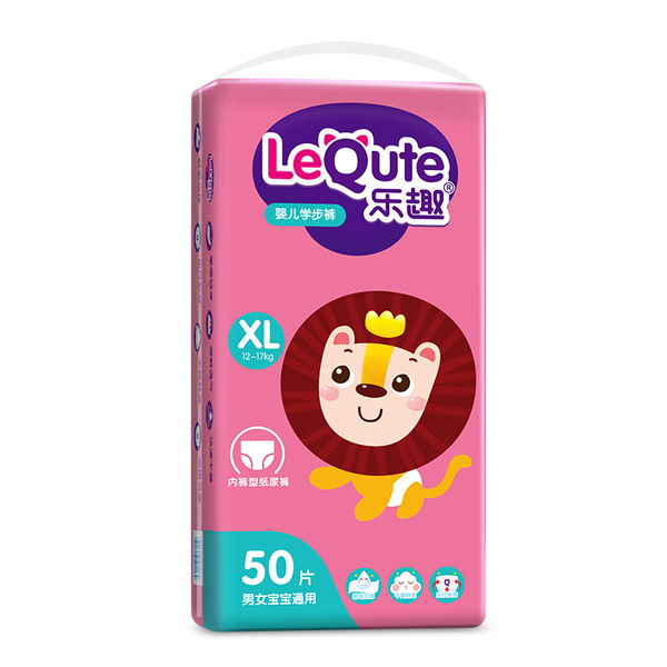 樂(lè)趣嬰兒學(xué)步褲袋裝XL50