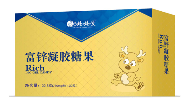 媽媽愛富鋅凝膠糖果 盒裝