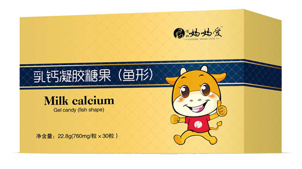 媽媽愛乳鈣凝膠糖果(魚形)盒裝