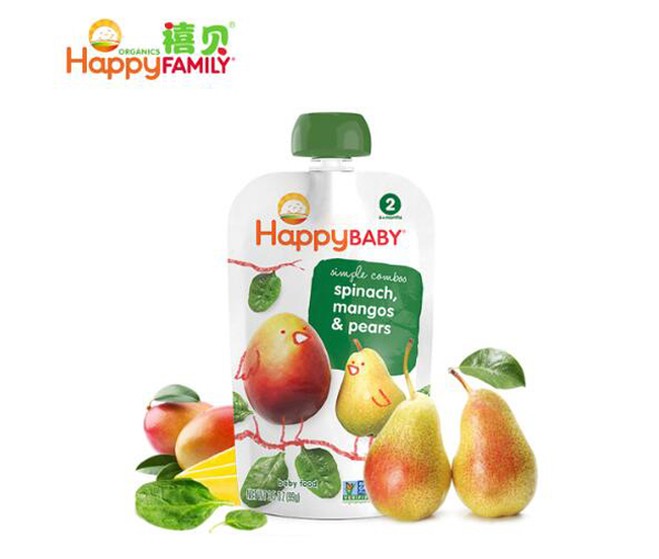 禧貝菠菜芒果梨泥