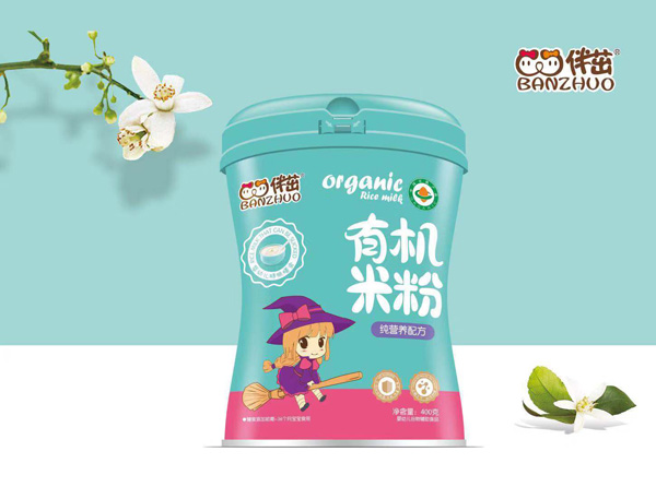 伴茁有機米粉-純營養(yǎng)配方罐裝