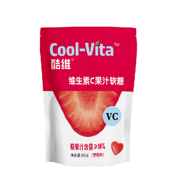 酷維維生素C果汁軟糖 草莓味