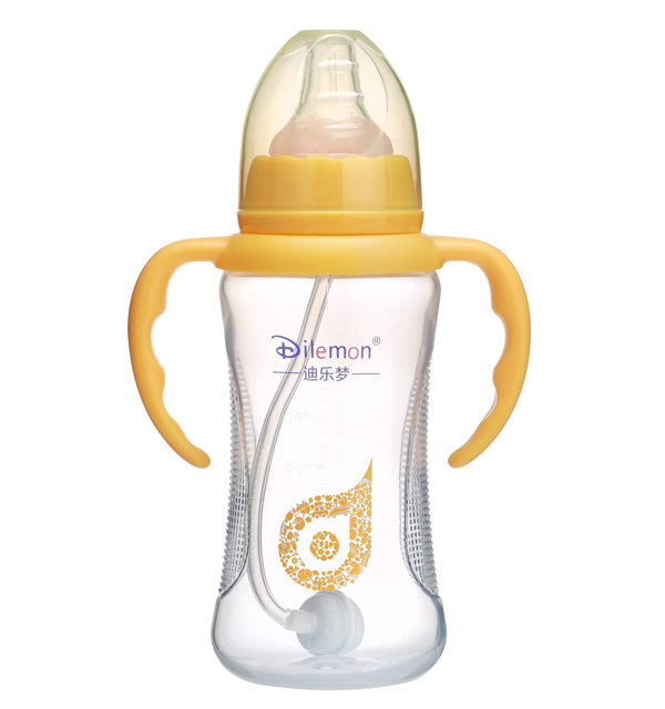 迪樂夢(mèng)PP奶瓶5119黃色