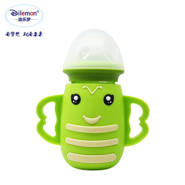 迪樂(lè)夢(mèng)高鵬硅玻璃奶瓶5034綠色