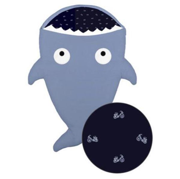 西班牙baby bites 鯊魚睡袋 石板藍