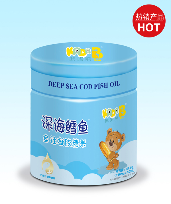 咔嗒熊深海鱈魚(yú)凝膠糖果