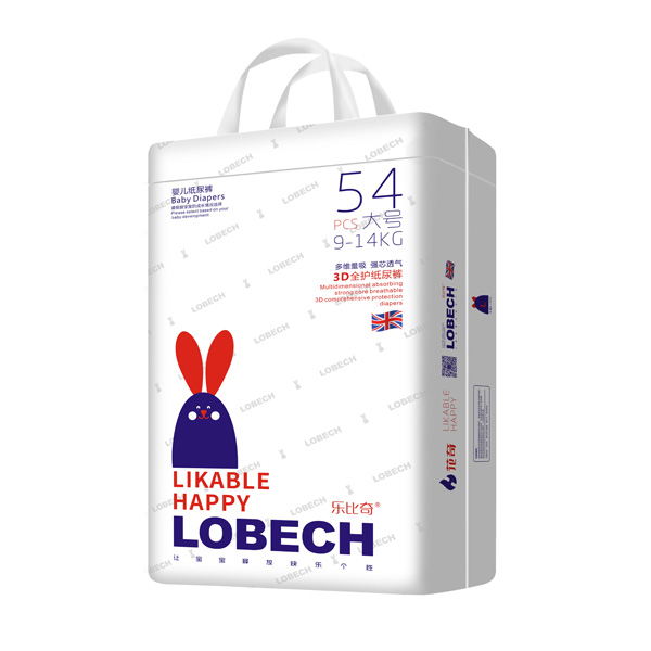 樂比奇3D全護紙尿褲大號54