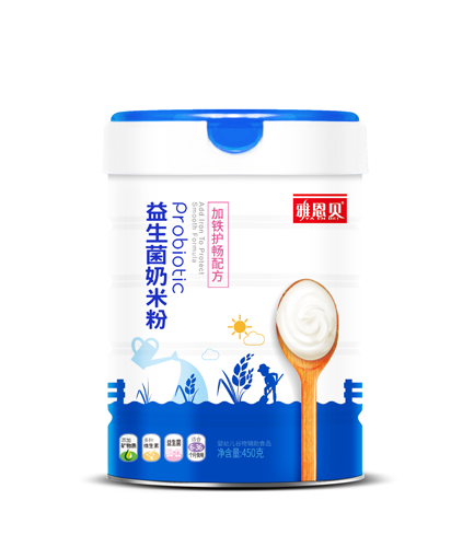 雅恩貝加鐵益生菌奶米粉