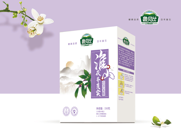 魯貝比淮山茯苓芡實營養(yǎng)米粉 盒裝