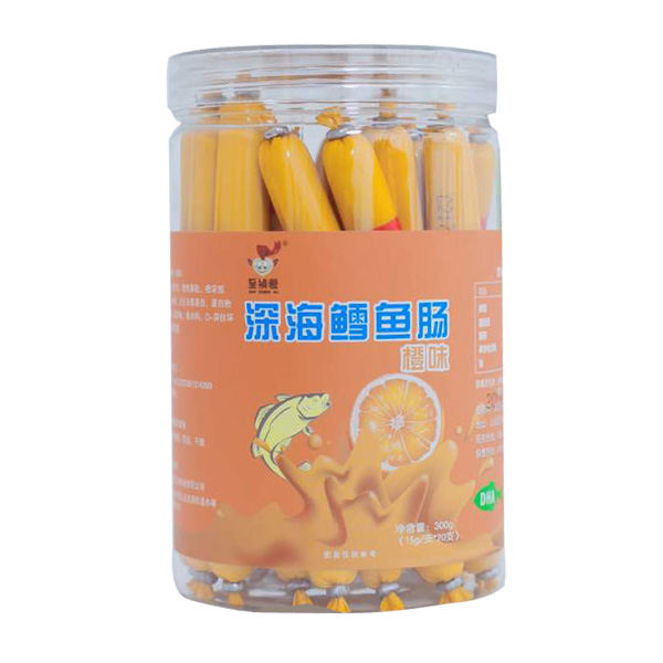 至禎愛深海鱈魚腸-橙味300g