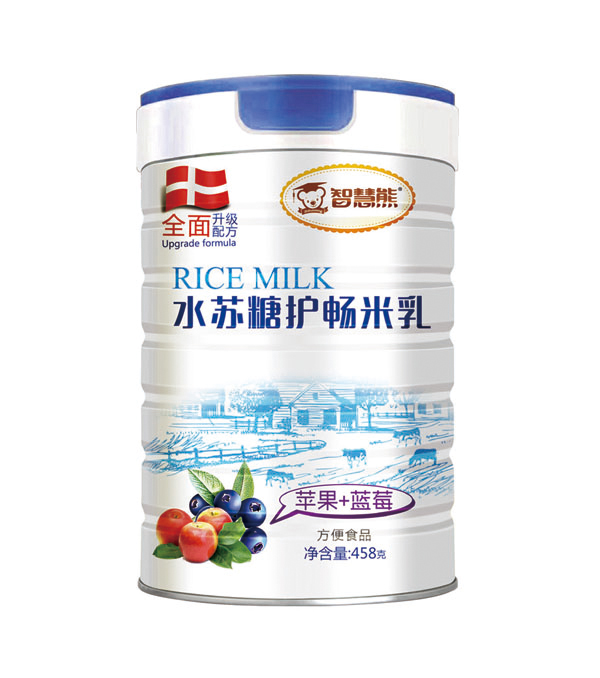 智慧熊水蘇糖護(hù)暢米乳-蘋(píng)果+藍(lán)莓 聽(tīng)裝