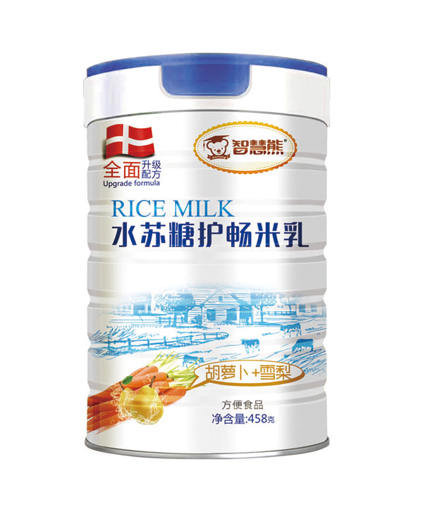 智慧熊水蘇糖護(hù)暢米乳-胡蘿卜+雪梨 聽(tīng)裝