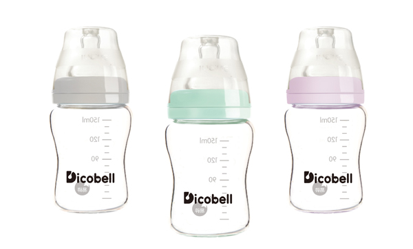 迪可貝兒150ML初生玻璃奶瓶