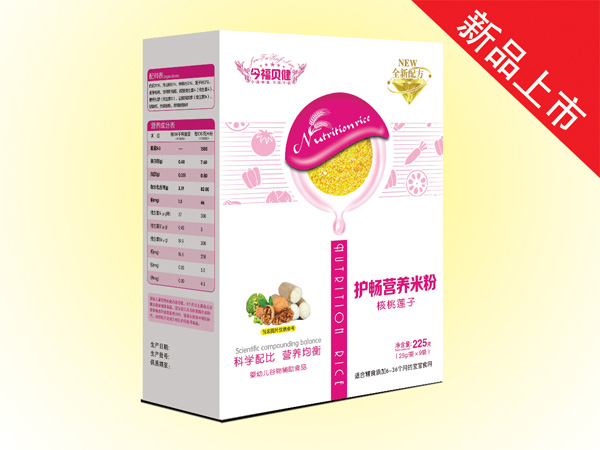 今福貝健護暢營養(yǎng)米粉-核桃蓮子盒裝