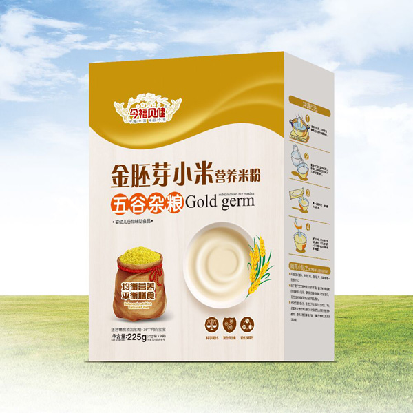 今福貝健金胚芽小米米粉盒裝-五谷雜糧