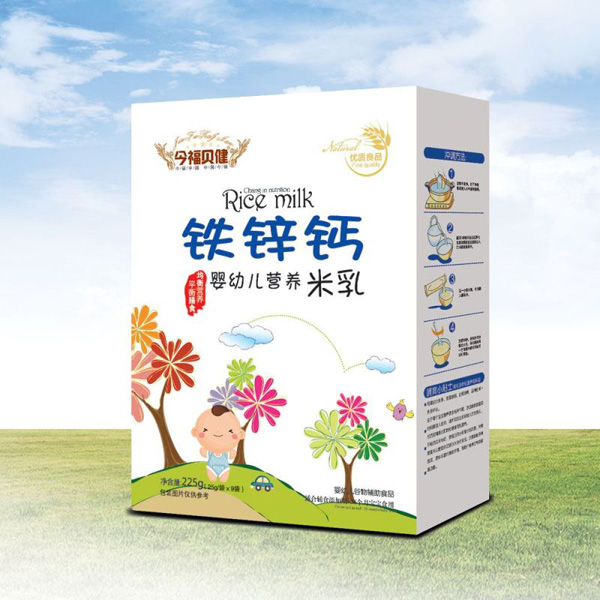 今福貝健嬰幼兒營(yíng)養(yǎng)米乳盒裝(鐵鋅鈣)