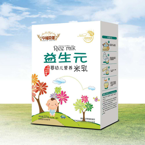今福貝健嬰幼兒營(yíng)養(yǎng)米乳盒裝(益生元)