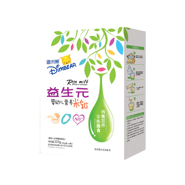 迪米熊嬰幼兒益生元米乳盒裝