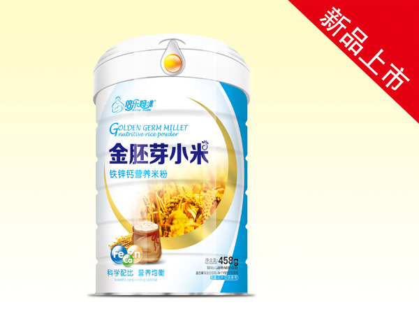 倍樂(lè)媽咪金胚芽小米營(yíng)養(yǎng)米粉(鐵鋅鈣)桶裝