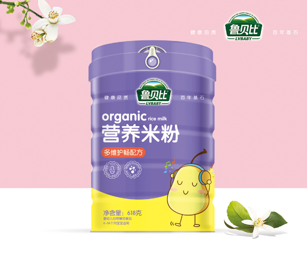 魯貝比新品營養(yǎng)米粉-多維護(hù)暢配方