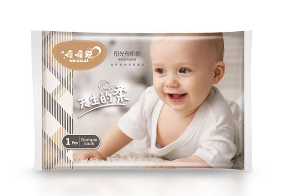 噓噓愛(ài)陽(yáng)光有機(jī)棉薄柔透氣紙尿褲 1片裝