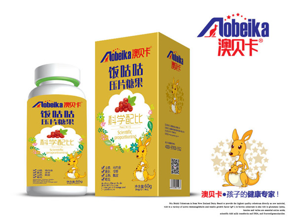 澳貝卡飯咕咕壓片糖果