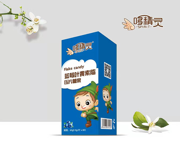 哆精靈藍莓葉黃素酯壓片糖果