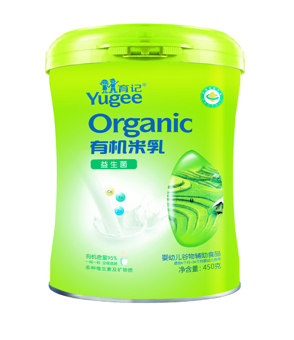 育記益生菌有機(jī)米乳450克