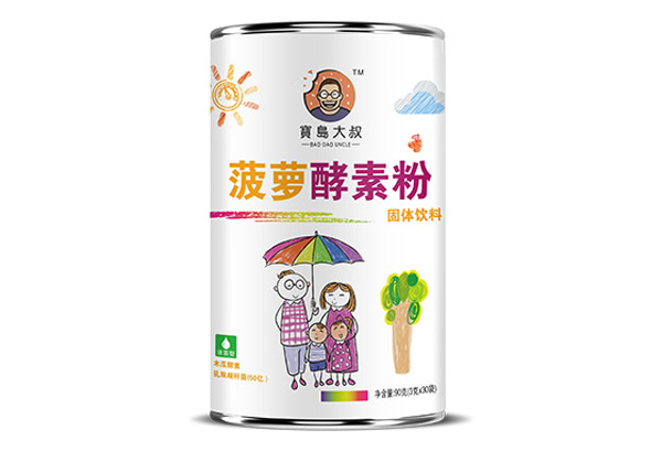 寶島大叔菠蘿酵素粉固體飲料