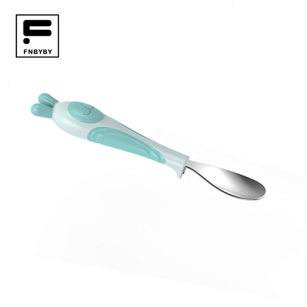 菲尼貝貝B2358萌兔不銹鋼勺