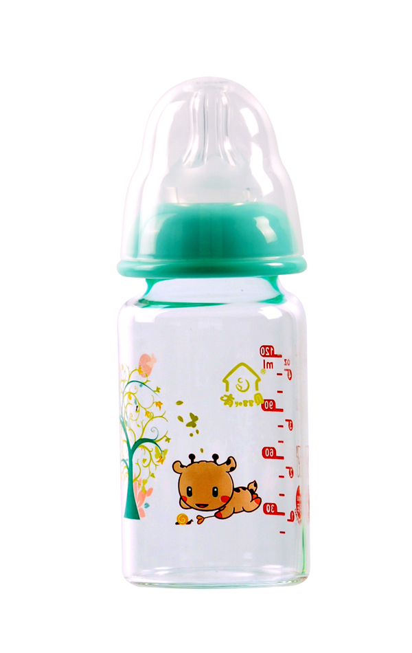 有貝玻璃奶瓶4076 綠色