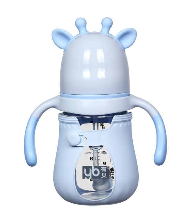 有貝玻璃奶瓶4080 藍色