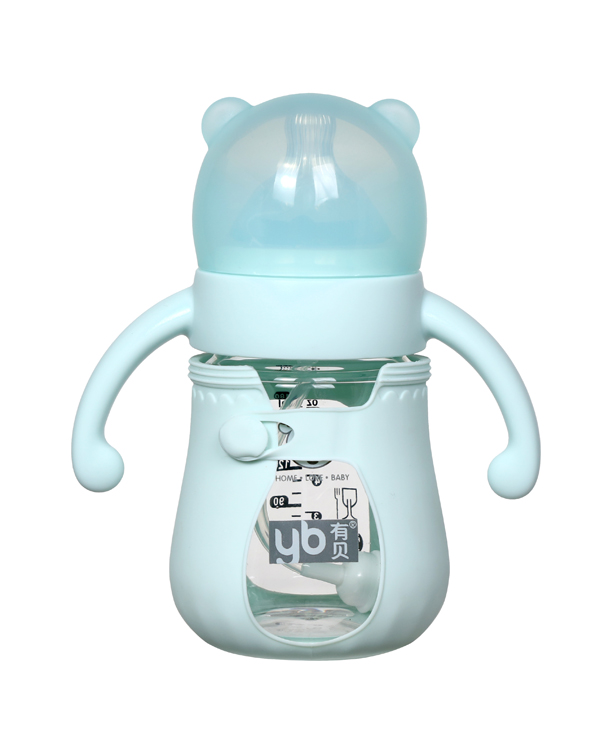 有貝玻璃奶瓶4104 綠色