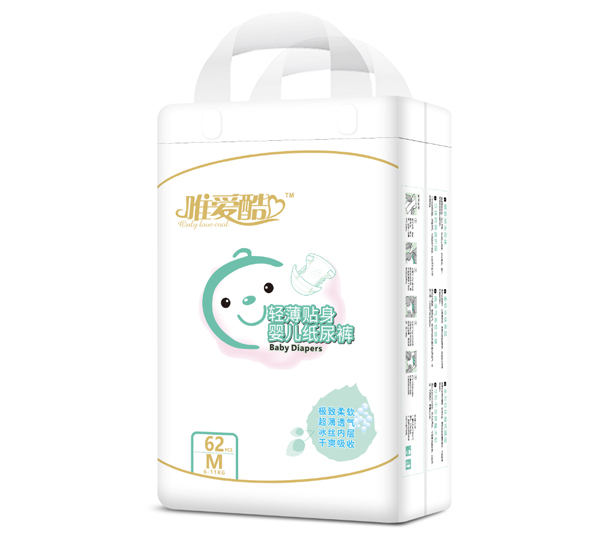 唯愛(ài)酷輕薄貼身嬰兒紙尿褲M(mǎn)