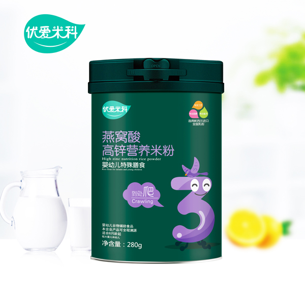 優(yōu)愛(ài)米科燕窩酸高鋅營(yíng)養(yǎng)米粉