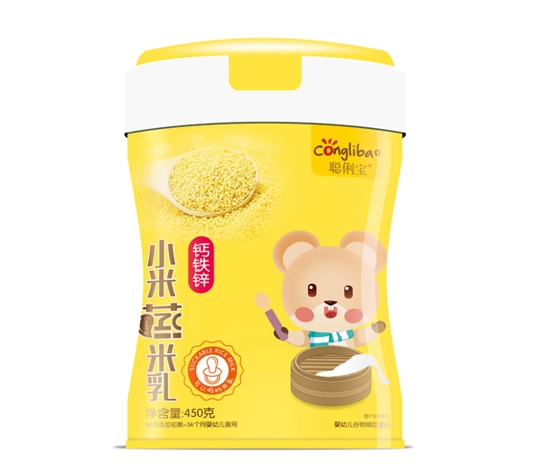 聰俐寶鈣鐵鋅小米蒸米乳 聽(tīng)裝