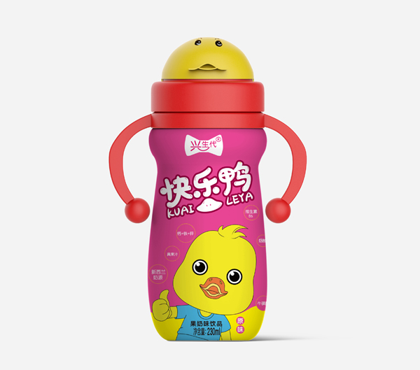 興生代快樂(lè)鴨果奶味飲品 紅色 230ml.jpg