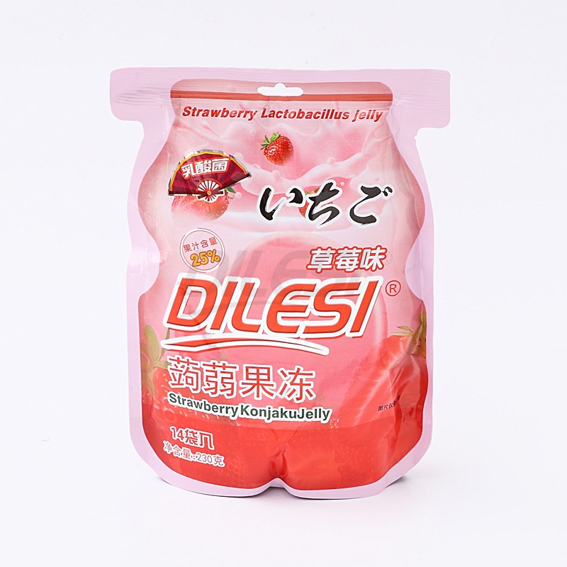 迪樂(lè)斯230g乳酸菌蒟蒻果凍 草莓味.jpg