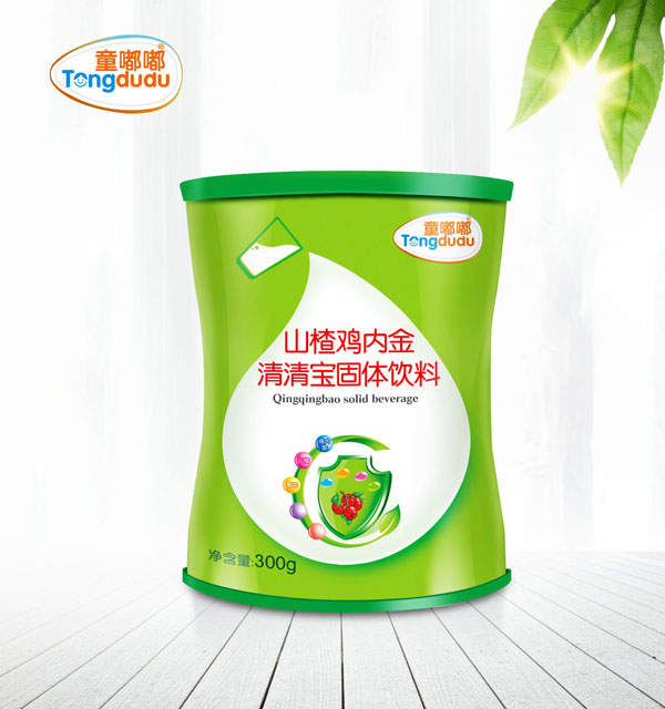 童嘟嘟山楂雞內金清清寶固體飲料 鐵聽