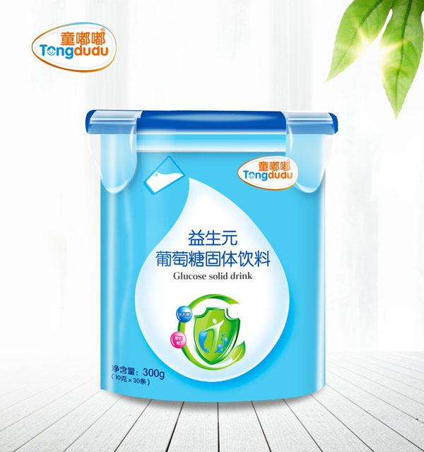 童嘟嘟益生元葡萄糖固體飲料 樂扣裝