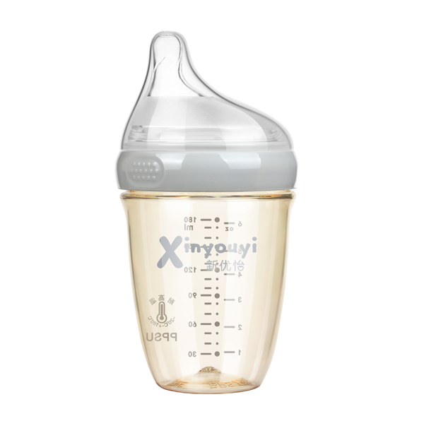新優(yōu)怡新品PPSU奶瓶180ml 灰色