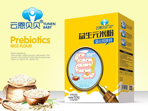 云恩貝貝益生元米粉-強(qiáng)化鈣鐵鋅