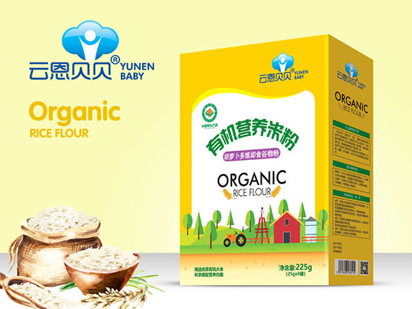 云恩貝貝有機(jī)營(yíng)養(yǎng)米粉-胡蘿卜多維(盒裝)