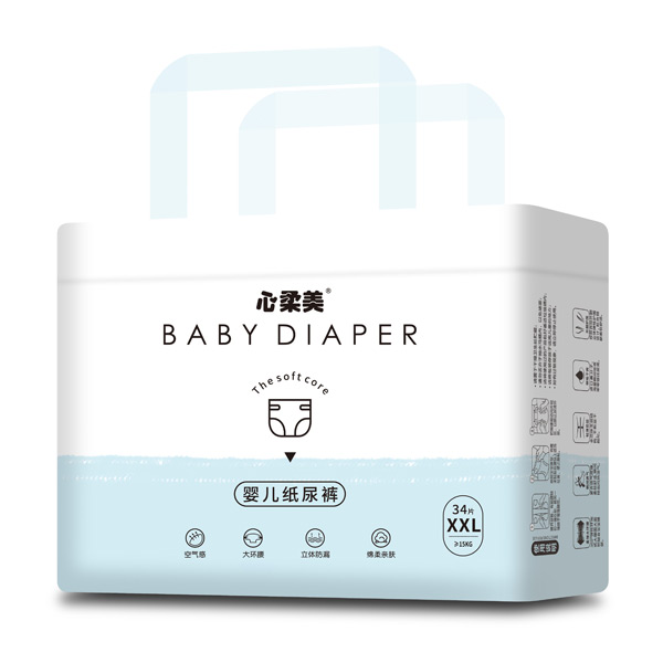 心柔美嬰兒紙尿褲XXL34