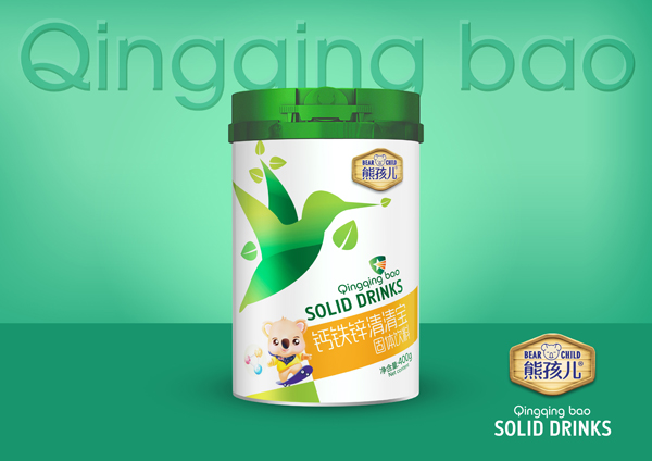 熊孩兒鈣鐵鋅清清寶 聽裝