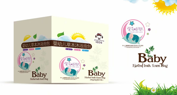 頑皮蟲草本沐浴泡包 (紫蘇護(hù)膚)