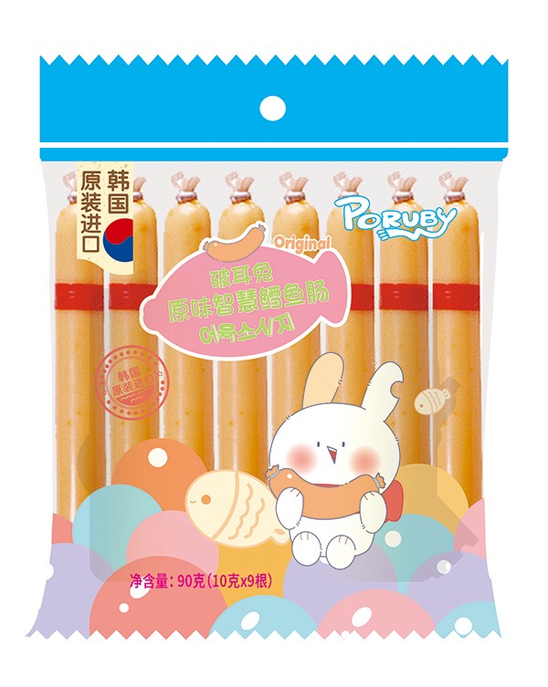 破耳兔鱈魚(yú)腸90g 原味智慧