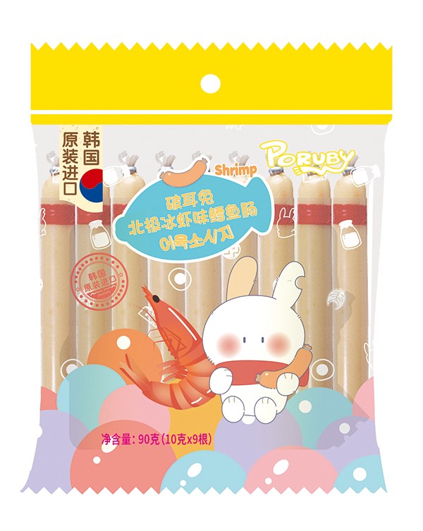 破耳兔鱈魚(yú)腸90g 北極冰蝦味