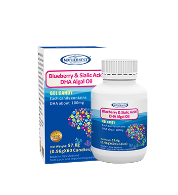 MOTHERNEST母之語藍莓唾液酸DHA藻油凝膠糖果